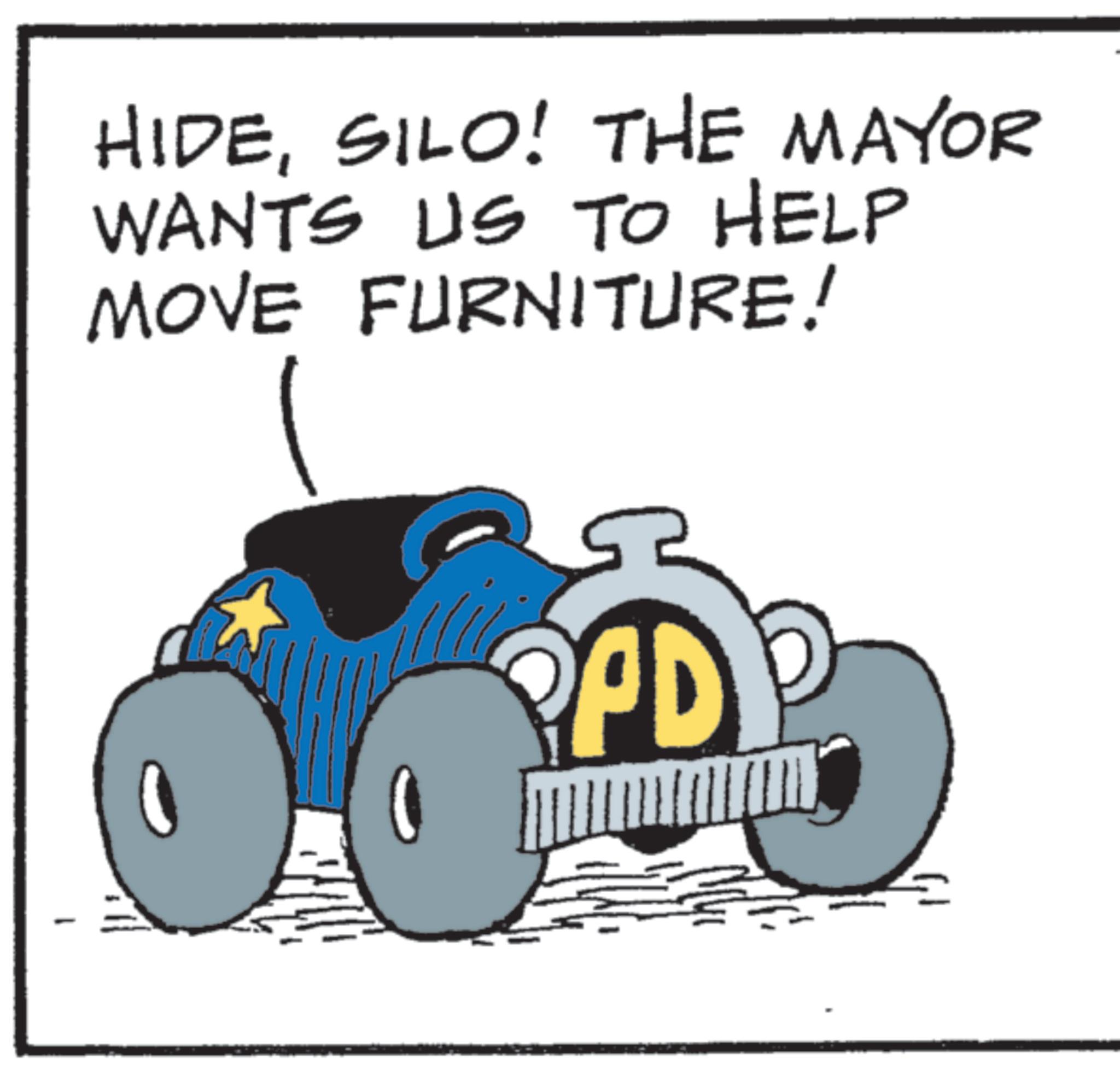 Tire Care OCR: - HIDESILO! THE MAYOR WANTS US TO HELP MOVE FURNITURE! PPD - HIDESILO ! THE MAYOR WANTS US TO HELP MOVE FURNITURE ! PPD