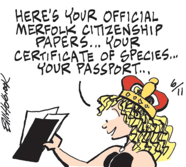 Handwriting OCR: EllHolbrook HERE'S YOUR OFFICIAL MERFOLK CITIZENSHIP PAPERS... YOUR CERTIFICATE OF SPECIES... YOUR PASSPORT... 6/1 EllHolbrook HERE'S YOUR OFFICIAL MERFOLK CITIZENSHIP PAPERS ... YOUR CERTIFICATE OF SPECIES ... YOUR PASSPORT ... 6/1