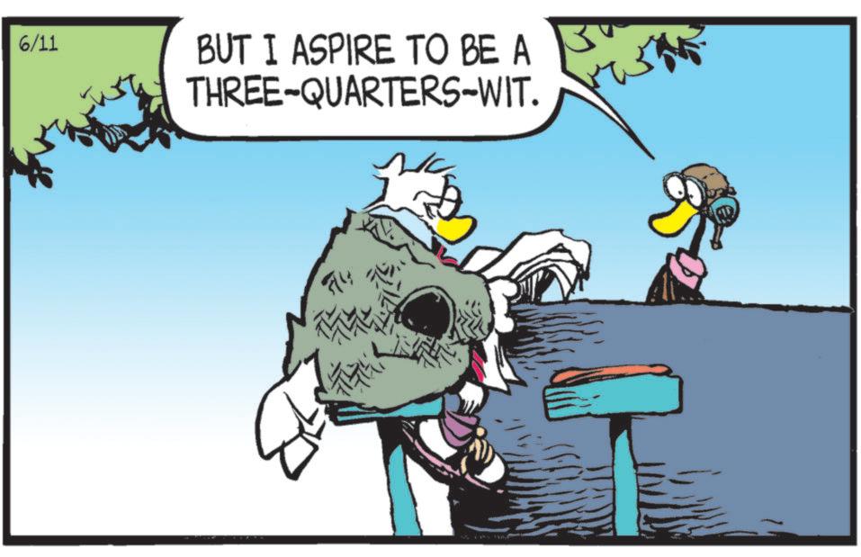 Graphics OCR: 6/11 BUT I ASPIRE TO BE A THREE-QUARTERS-WIT. T F14 6/11 BUT I ASPIRE TO BE A THREE - QUARTERS - WIT . T F14