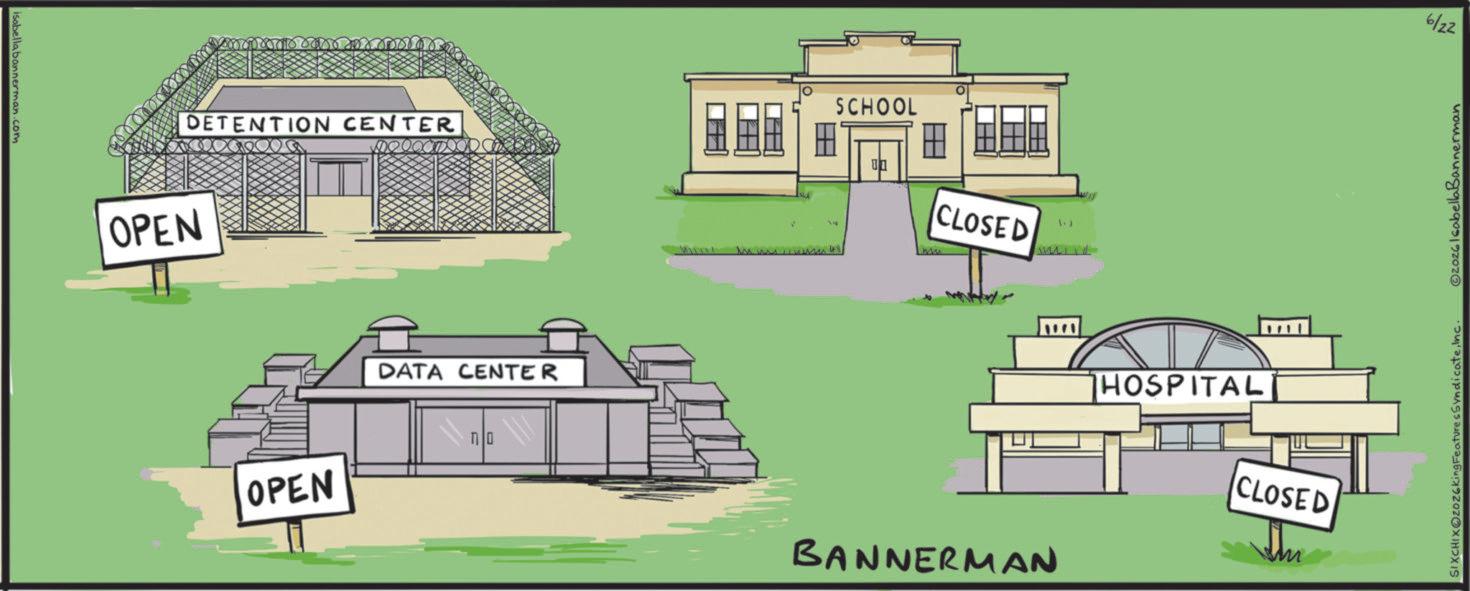 Animation OCR: isabellabannerman.com DETENTION CENTER OPEN OPEN DATA CENTER ??? SCHOOL 0 H in mis muusul CLOSED imil BANNERMAN HOSPITALI CLOSED 6/22 SIXCHIXOZOZ6King Features SyndicateInc 2026 IsabellaBannerman isabellabannerman.com DETENTION CENTER OPEN OPEN DATA CENTER ??? SCHOOL 0 H in mis muusul CLOSED imil BANNERMAN HOSPITALI CLOSED 6/22 SIXCHIXOZOZ6King Features SyndicateInc 2026 IsabellaBannerman