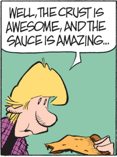 Animation OCR: WELLTHE CRUST IS AWESOMEAND THE SAUCE IS AMAZING... WELLTHE CRUST IS AWESOMEAND THE SAUCE IS AMAZING ...