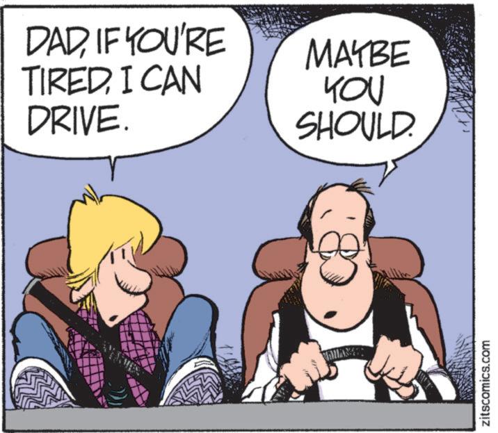 Comic book OCR: DADIF YOU'RE TIREDI CAN DRIVE. MAYBE YOU SHOULD. zitscomics.com DADIF YOU'RE TIREDI CAN DRIVE . MAYBE YOU SHOULD . zitscomics.com