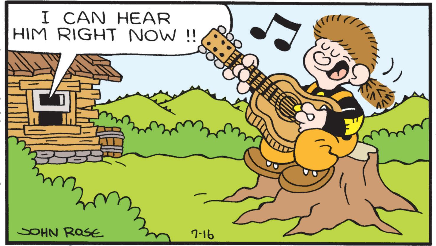 String instrument OCR: I CAN HEAR HIM RIGHT NOW !! JOHN ROSE 7-16 I CAN HEAR HIM RIGHT NOW !! JOHN ROSE 7-16