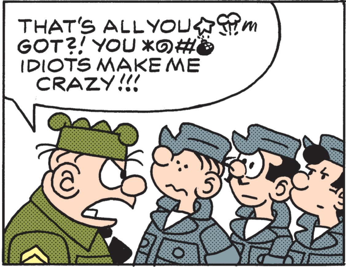 Fictional character OCR: THAT'S ALL YOU?im GOT?! YOU *#* IDIOTS MAKE ME CRAZY!!! THAT'S ALL YOU?im GOT ?! YOU * # * IDIOTS MAKE ME CRAZY !!!