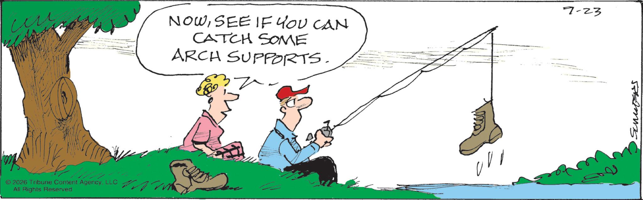Jigging OCR: © 2026 Tribune Content AgencyLLC i All Rights Reserved NOWSEE IF YOU CAN CATCH SOME ARCH SUPPORTS. 9-23 Schutses © 2026 Tribune Content AgencyLLC i All Rights Reserved NOWSEE IF YOU CAN CATCH SOME ARCH SUPPORTS . 9-23 Schutses