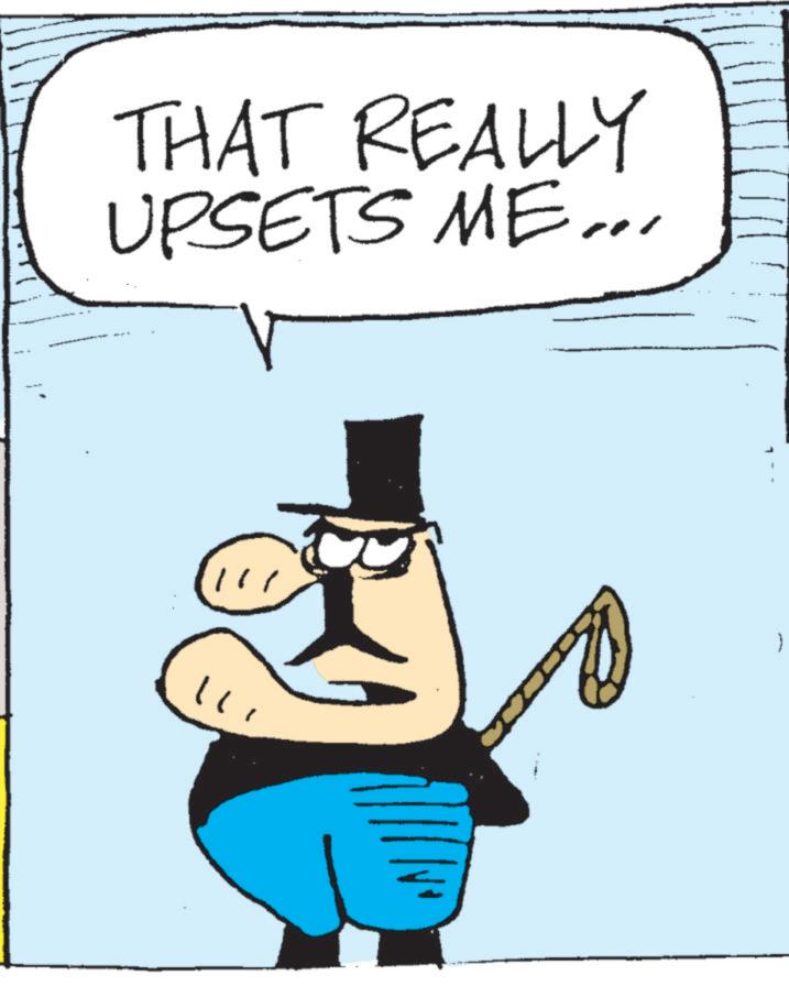 Clip art OCR: THAT REALLY UPSETS ME... ?? " THAT REALLY UPSETS ME ... ?? "