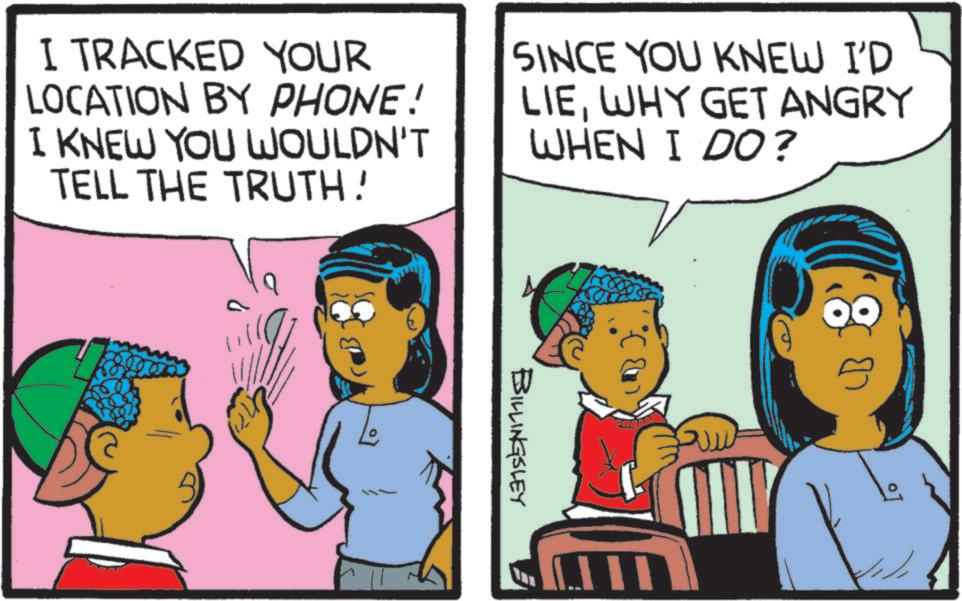 Animated cartoon OCR: I TRACKED YOUR LOCATION BY PHONE! I KNEW YOU WOULDN'T TELL THE TRUTH! SINCE YOU KNEW I'D LIEWHY GET ANGRY WHEN I DO? BILLINGSLEY I TRACKED YOUR LOCATION BY PHONE ! I KNEW YOU WOULDN'T TELL THE TRUTH ! SINCE YOU KNEW I'D LIEWHY GET ANGRY WHEN I DO ? BILLINGSLEY