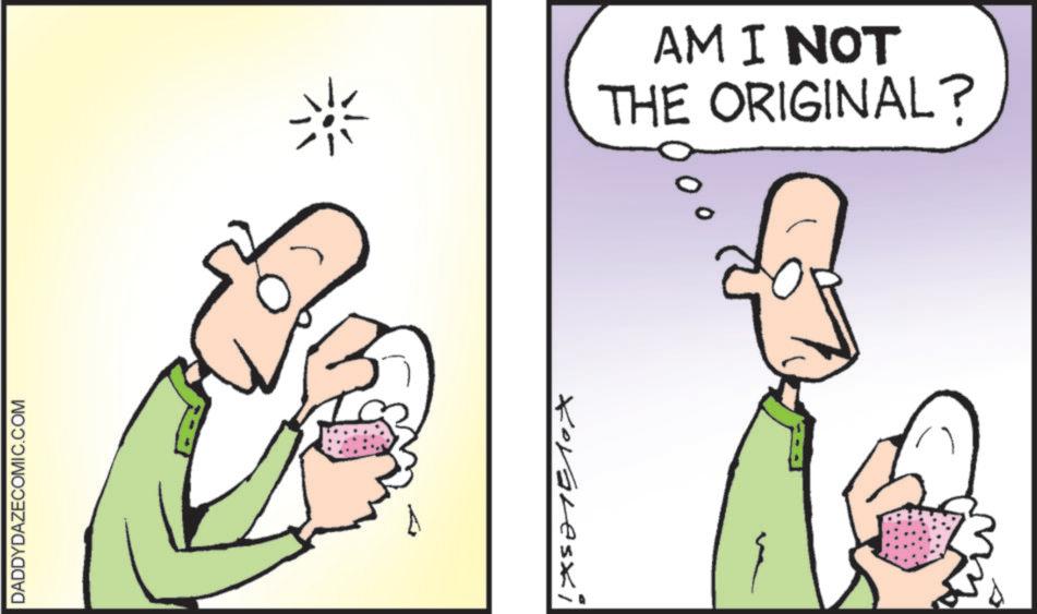 Animation OCR: * AMI NOT THE ORIGINAL? DADDYDAZECOMIC.COM Koralesxi * AMI NOT THE ORIGINAL ? DADDYDAZECOMIC.COM Koralesxi