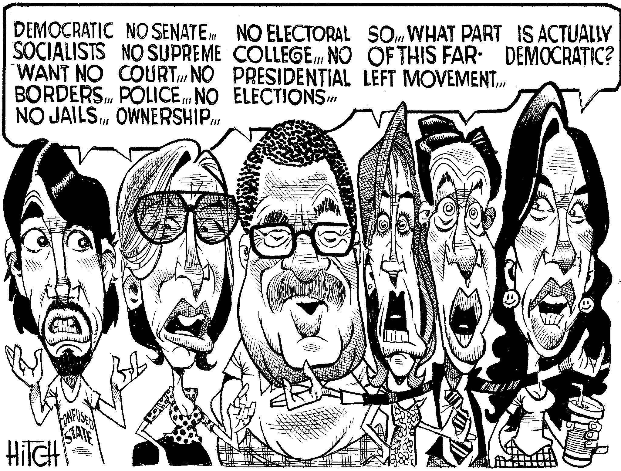 Line art OCR: DEMOCRATIC NO SENATE IN NO ELECTORAL SOWHAT PART IS ACTUALLY SOCIALISTS NO SUPREME COLLEGENO WANT NO COURTNO BORDERS... POLICENO NO JAILSOF THIS FAR- DEMOCRATIC? PRESIDENTIAL LEFT MOVEMENTELECTIONS.... HITCH ONFUSE STATE DEMOCRATIC NO SENATE IN NO ELECTORAL SOWHAT PART IS ACTUALLY SOCIALISTS NO SUPREME COLLEGENO WANT NO COURTNO BORDERS ... POLICENO NO JAILSOWNERSHIP .OF THIS FAR- DEMOCRATIC ? PRESIDENTIAL LEFT MOVEMENTELECTIONS .... HITCH ONFUSE STATE