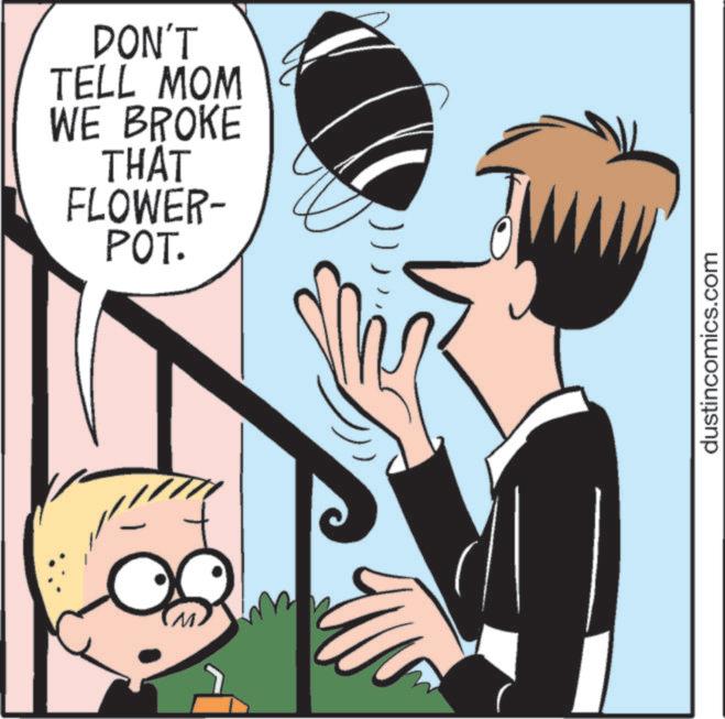 Graphics OCR: DON'T TELL MOM WE BROKE THAT FLOWER- POT. dustincomics.com DON'T TELL MOM WE BROKE THAT FLOWER- POT . dustincomics.com