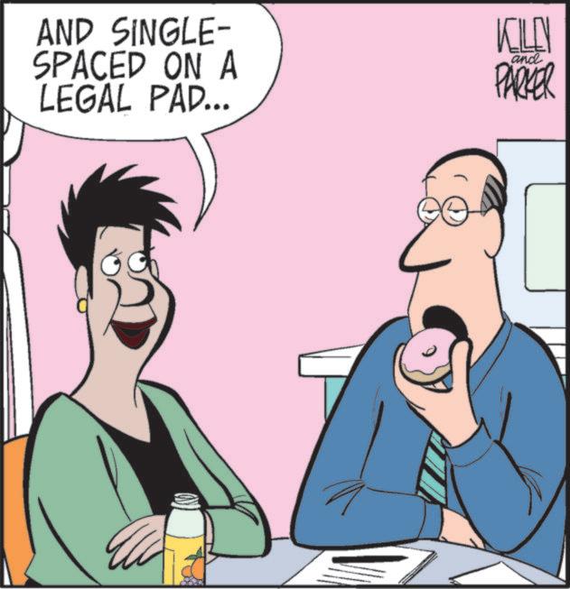Fiction OCR: AND SINGLE- SPACED ON A LEGAL PAD... KILEN PARKER and AND SINGLE- SPACED ON A LEGAL PAD ... KILEN PARKER and