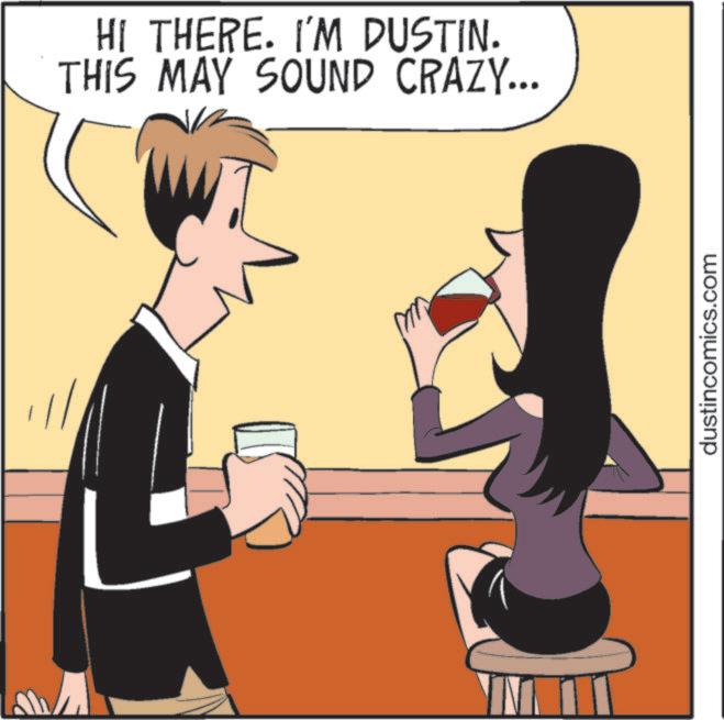 Clip art OCR: HI THERE. I'M DUSTIN. THIS MAY SOUND CRAZY... dustincomics.com HI THERE . I'M DUSTIN . THIS MAY SOUND CRAZY ... dustincomics.com