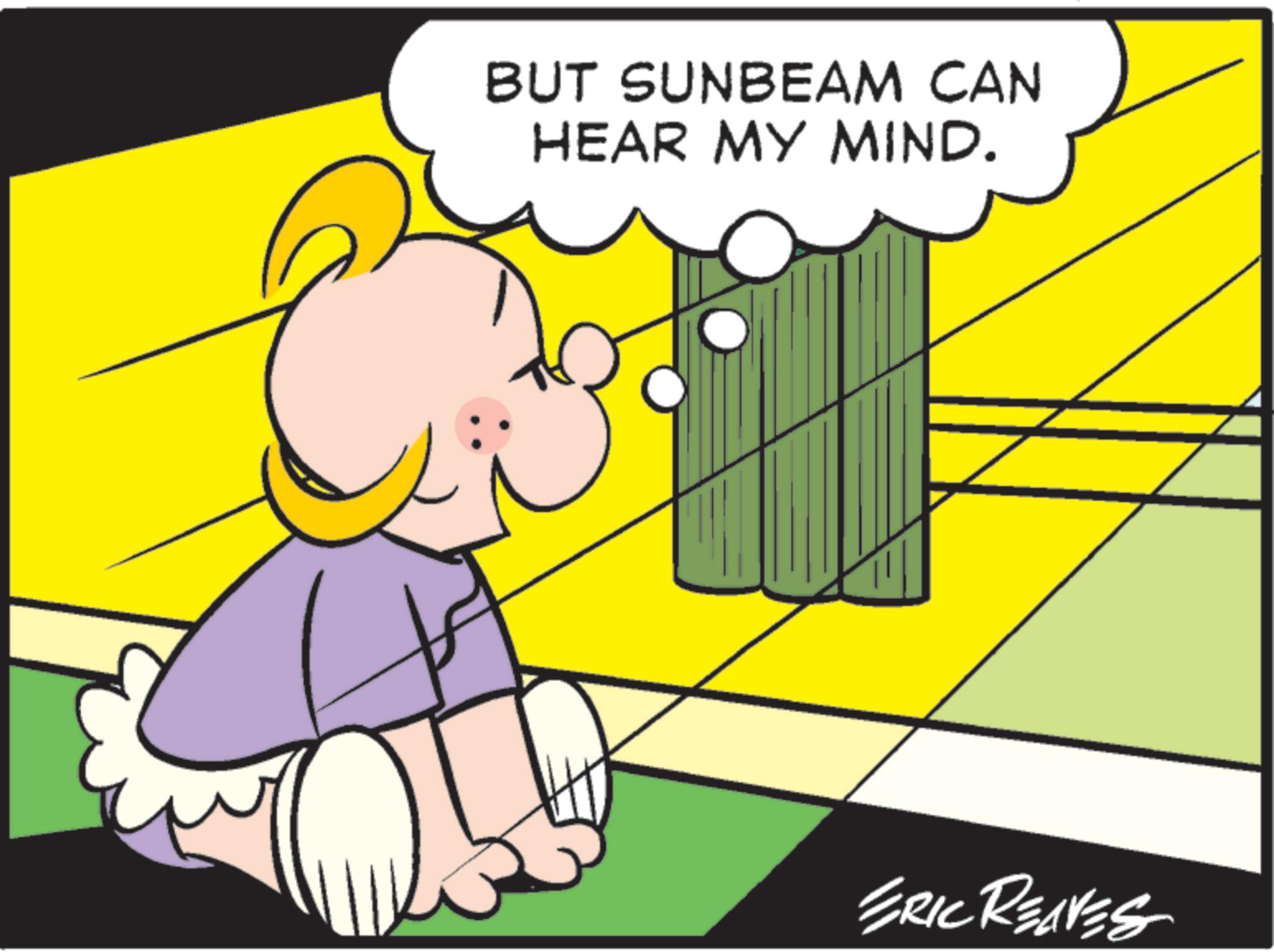 Fiction OCR: BUT SUNBEAM CAN HEAR MY MIND. ERIC REAVES BUT SUNBEAM CAN HEAR MY MIND . ERIC REAVES