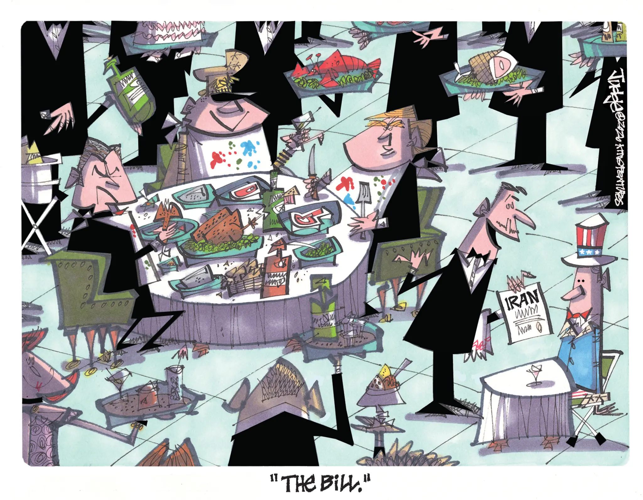 Animation OCR: WA www 00000 wwww C00000 www "THE BILL." IRAN www Man Judge@zozo A@ZOAO KINSTEXTURES ? WA www 00000 wwww C00000 www " THE BILL . " IRAN www Man Judge @ zozo A @ ZOAO KINSTEXTURES ?