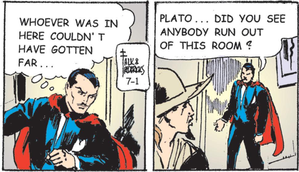 Hearing OCR: WHOEVER WAS IN HERE COULDN'T HAVE GOTTEN FAR... ??? ? ALK& REDERALS 7-1 PLATO... DID YOU SEE ANYBODY RUN OUT OF THIS ROOM ? WHOEVER WAS IN HERE COULDN'T HAVE GOTTEN FAR ... ??? ? ALK & REDERALS 7-1 PLATO ... DID YOU SEE ANYBODY RUN OUT OF THIS ROOM ?