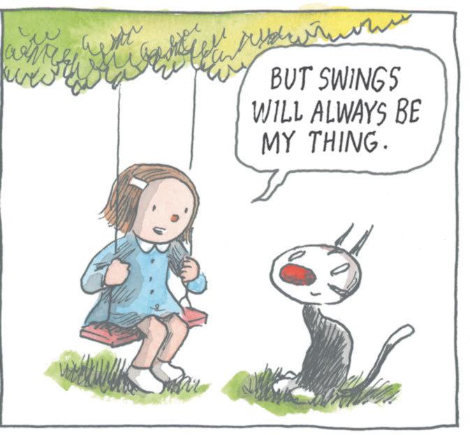 Fiction OCR: ww BUT SWINGS WILL ALWAYS BE MY THING. ww BUT SWINGS WILL ALWAYS BE MY THING .