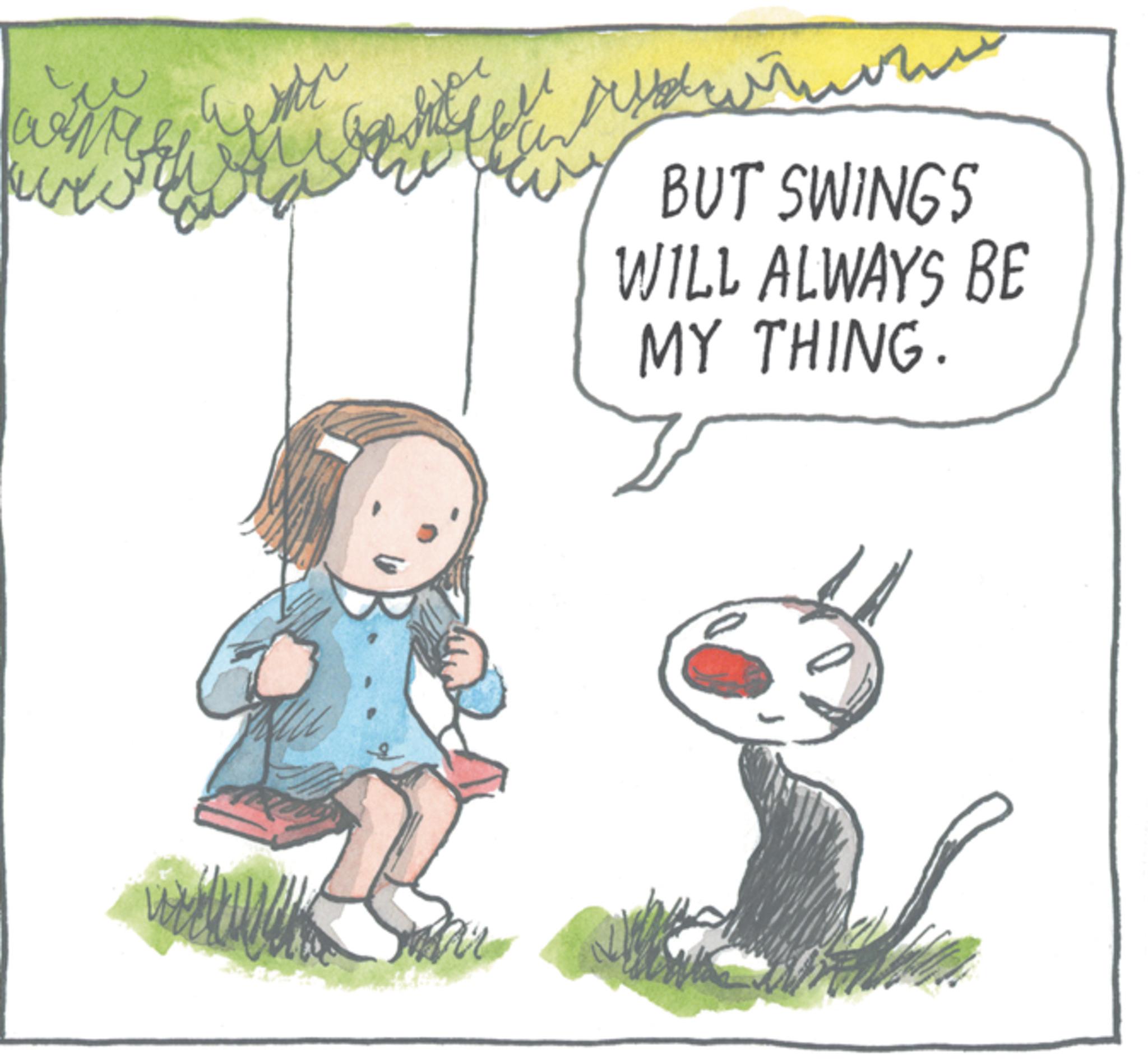 Fiction OCR: ww BUT SWINGS WILL ALWAYS BE MY THING. ww BUT SWINGS WILL ALWAYS BE MY THING .