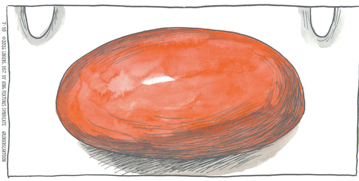 Still life OCR: 7-10 2026 LINIERSDIST. BY KING FEATURES SYNDICATE @LINIERSCARTOON 7-10 2026 LINIERSDIST . BY KING FEATURES SYNDICATE @LINIERSCARTOON