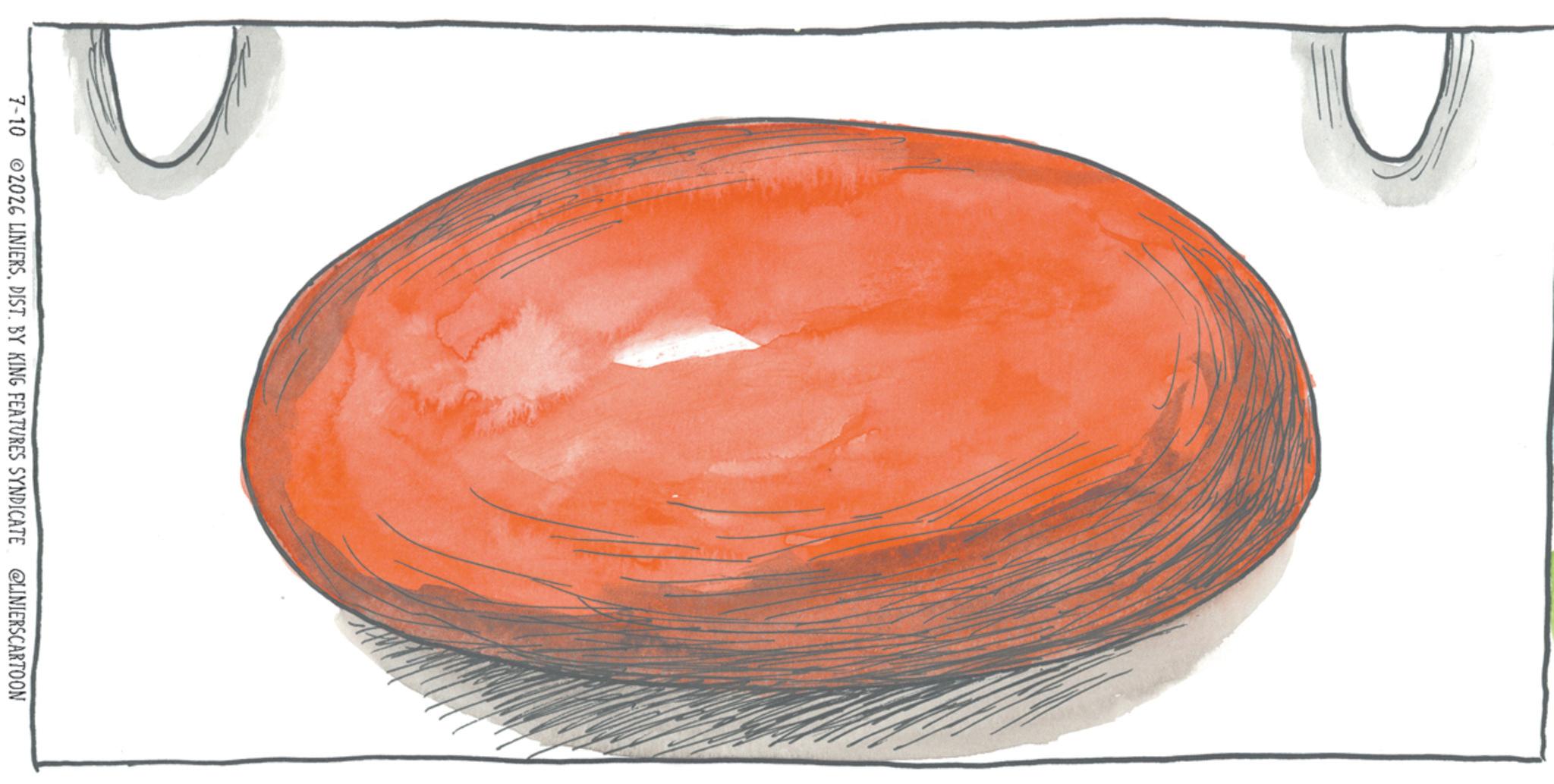 Still life OCR: 7-10 2026 LINIERSDIST. BY KING FEATURES SYNDICATE @LINIERSCARTOON 7-10 2026 LINIERSDIST . BY KING FEATURES SYNDICATE @LINIERSCARTOON
