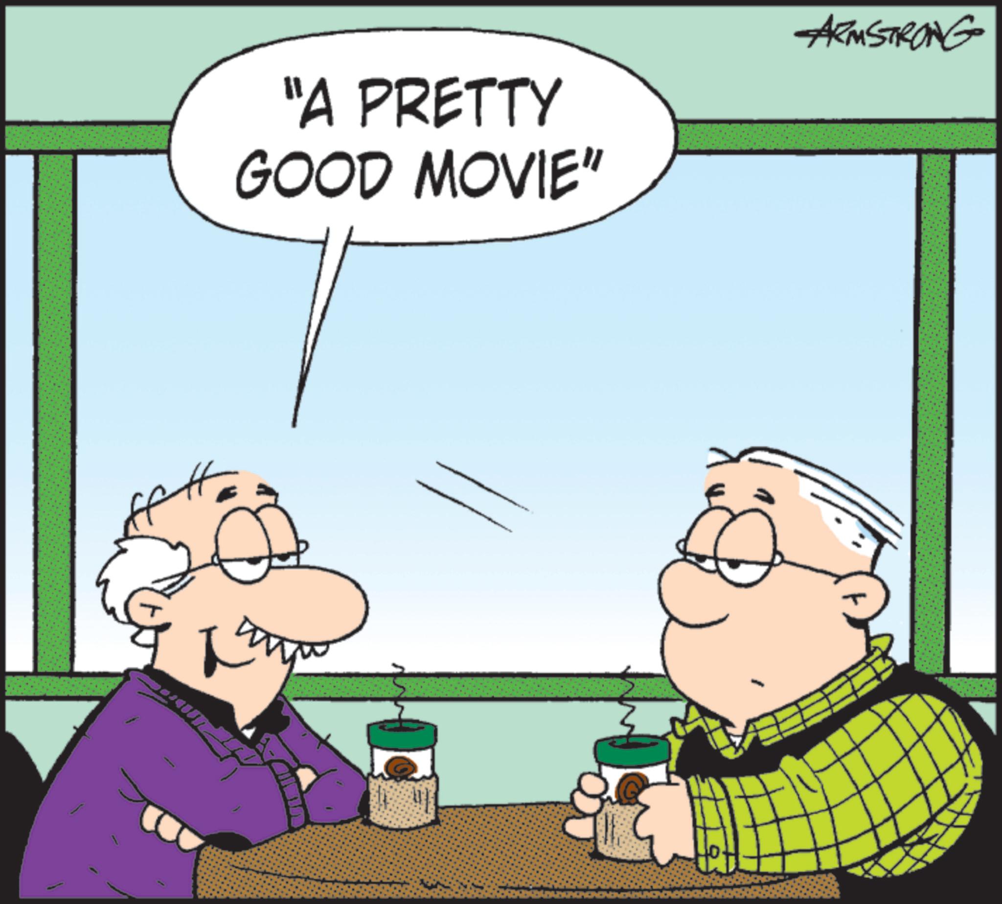 Fiction OCR: "A PRETTY GOOD MOVIE" ARMSTRONG " A PRETTY GOOD MOVIE " ARMSTRONG