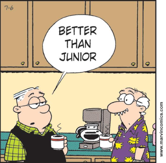 Happiness OCR: 7-6 BETTER THAN JUNIOR www.marvincomics.com 7-6 BETTER THAN JUNIOR www.marvincomics.com