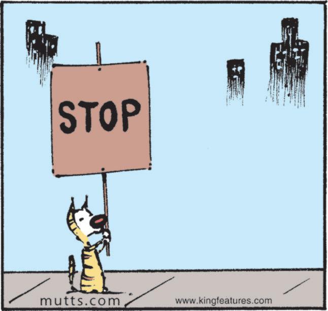 Graphics OCR: STOP mutts.com www.kingfeatures.com STOP mutts.com www.kingfeatures.com