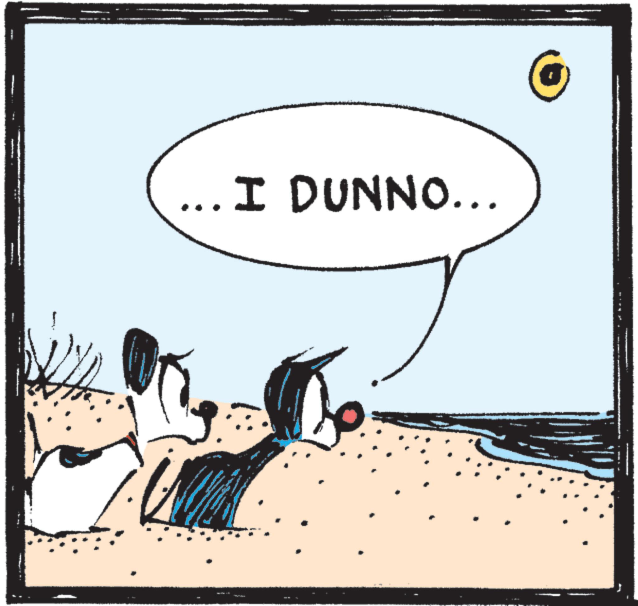 Comics OCR: ... I DUNNO... ... I DUNNO ...