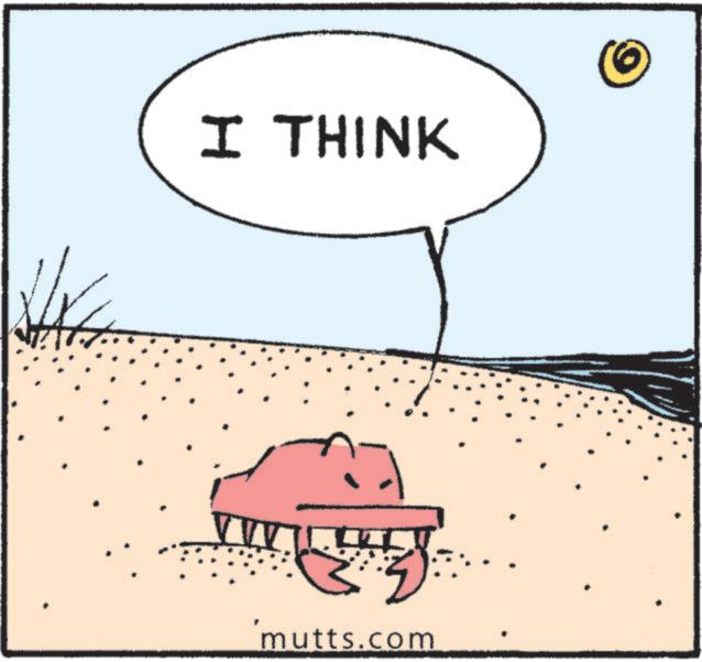 Clip art OCR: I THINK mutts.com I THINK mutts.com