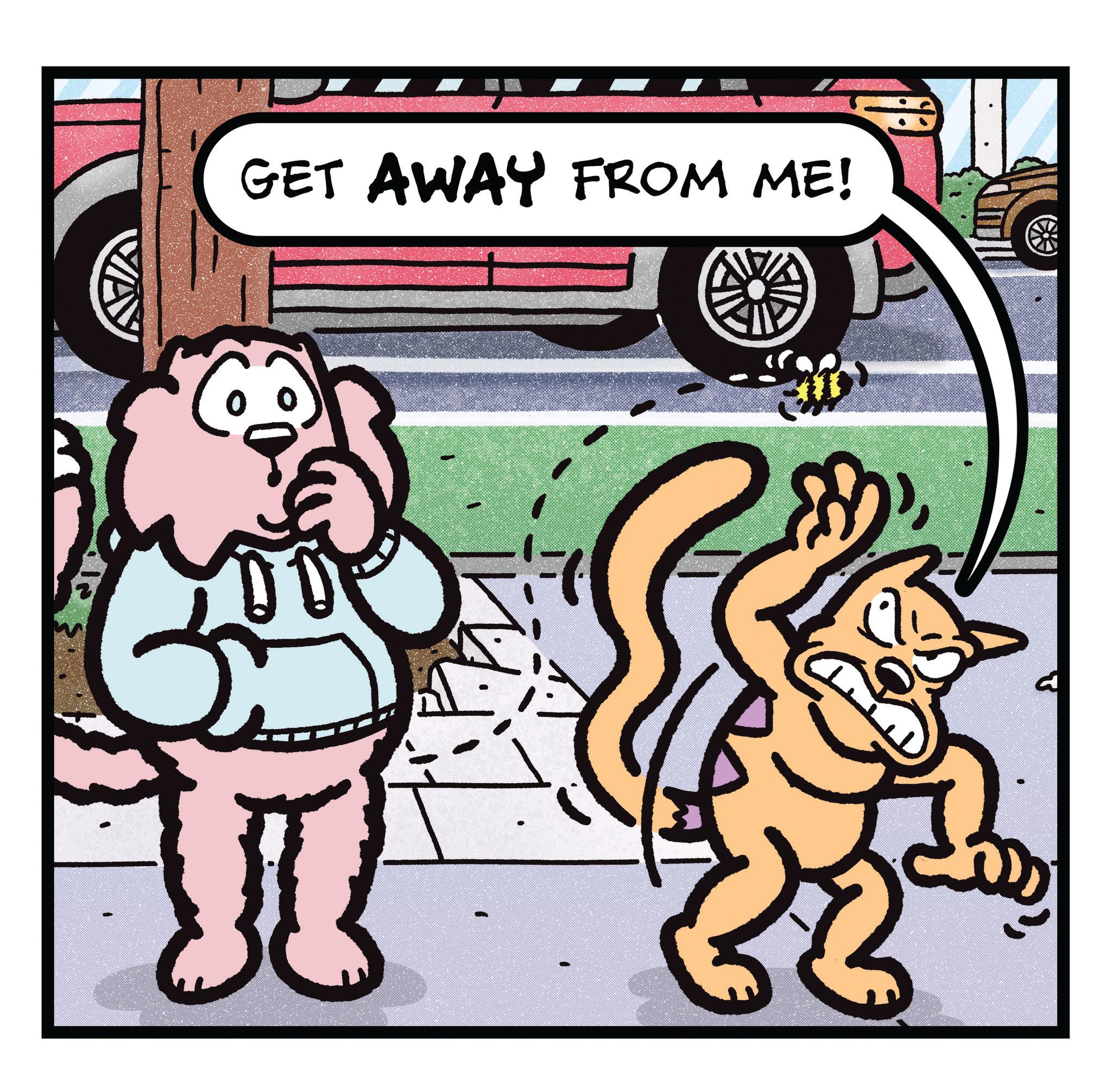 Fictional character OCR: GET AWAY FROM ME! GET AWAY FROM ME !