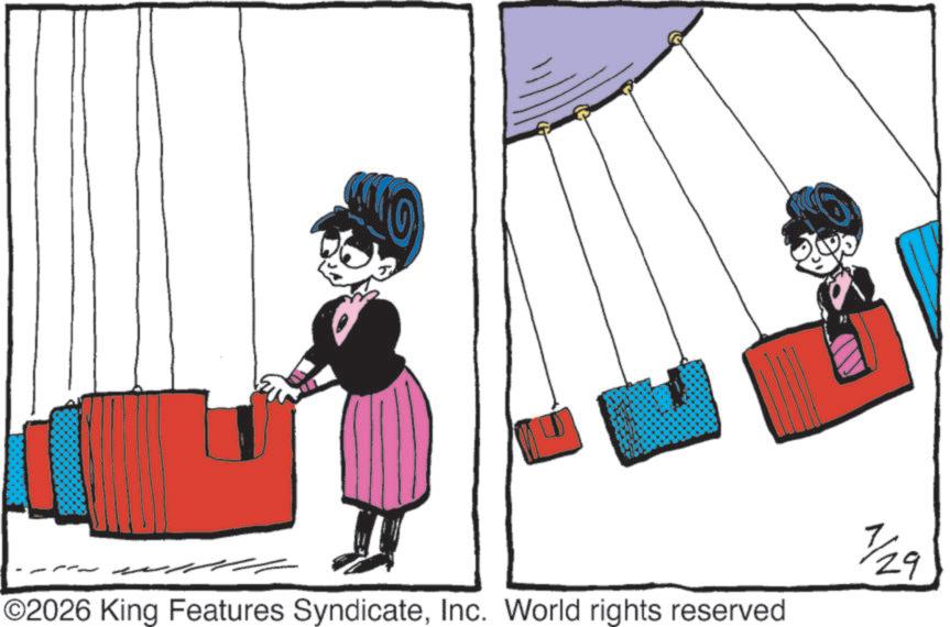 Animated cartoon OCR: // == ©2026 King Features SyndicateInc. World rights reserved 1/29 // == © 2026 King Features SyndicateInc. World rights reserved 1/29