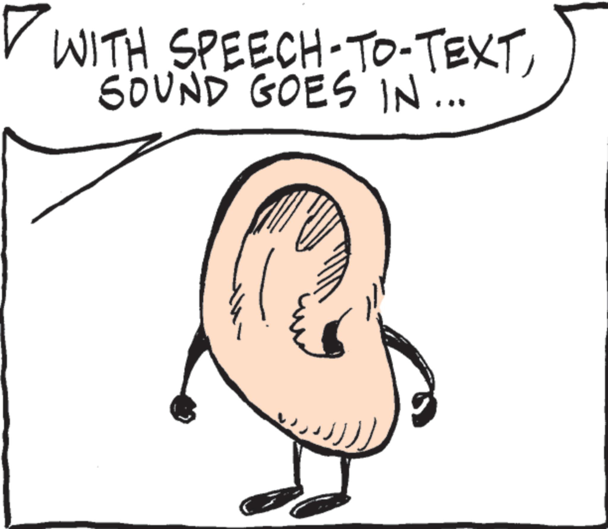Happiness OCR: WITH SPEECH-TO-TEXT SOUND GOES IN... WITH SPEECH - TO - TEXT SOUND GOES IN ...