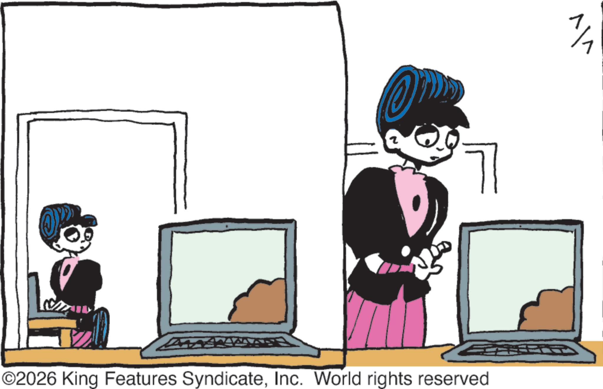 Animated cartoon OCR: ©2026 King Features SyndicateInc. World rights reserved 1/1 © 2026 King Features SyndicateInc. World rights reserved 1/1