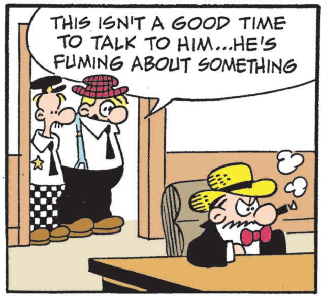 Costume Hat OCR: THIS ISN'T A GOOD TIME TO TALK TO HIM...HE'S FUMING ABOUT SOMETHING THIS ISN'T A GOOD TIME TO TALK TO HIM ... HE'S FUMING ABOUT SOMETHING