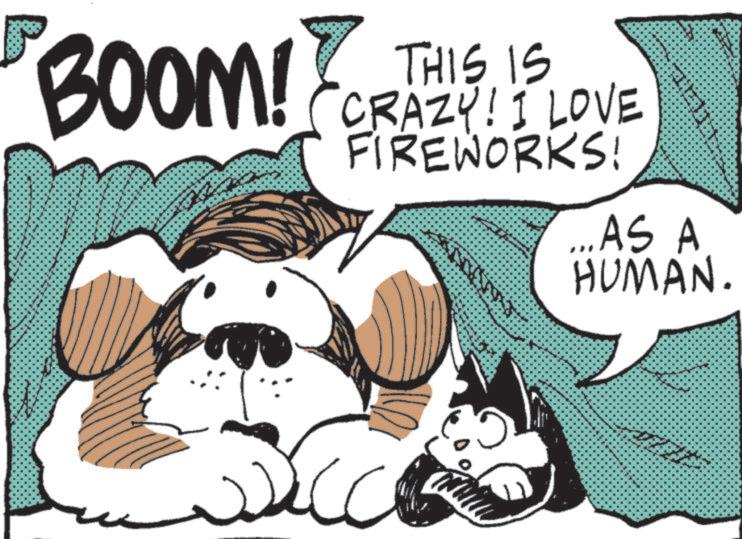 Animation OCR: BOOM! THIS IS CRAZY! I LOVE FIREWORKS! AS A HUMAN. BOOM ! THIS IS CRAZY ! I LOVE FIREWORKS ! AS A HUMAN .