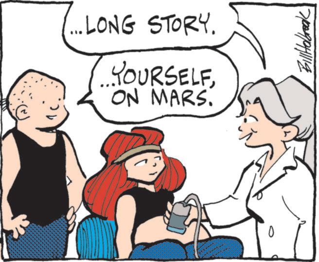 Gesture OCR: ...LONG STORY. YOURSELF ON MARS. Bill Holbrook ... LONG STORY . YOURSELF ON MARS . Bill Holbrook