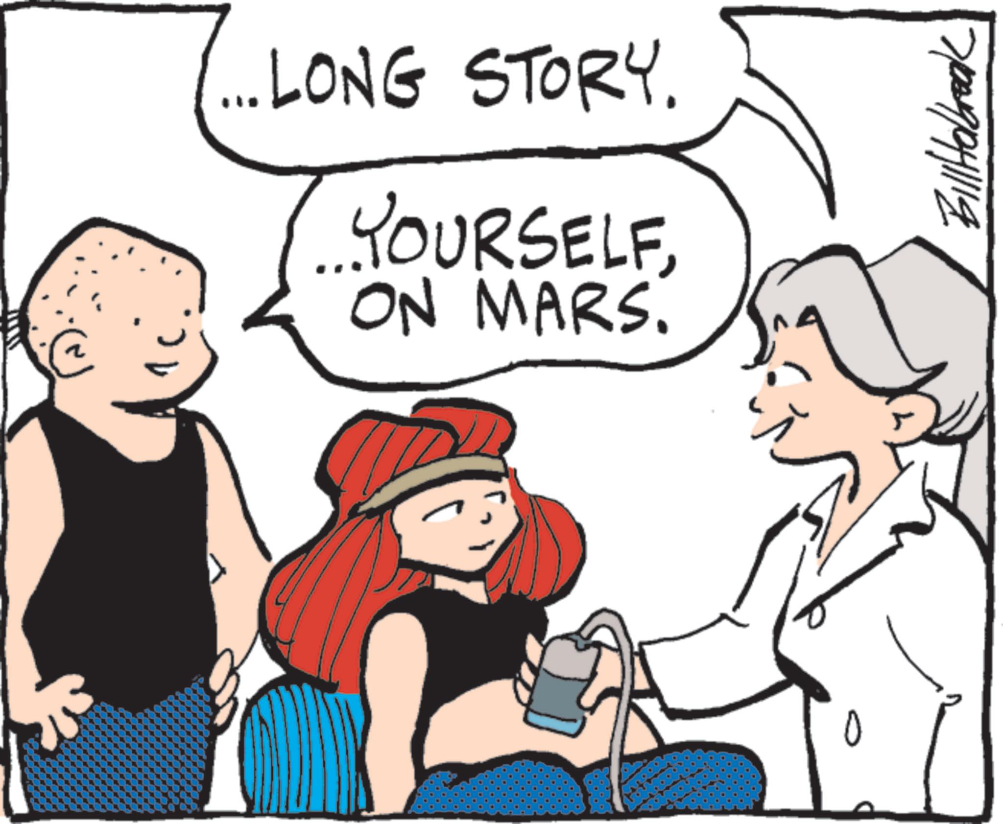 Gesture OCR: ...LONG STORY. YOURSELF ON MARS. Bill Holbrook ... LONG STORY . YOURSELF ON MARS . Bill Holbrook