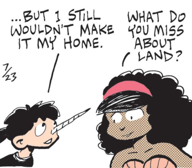 Comics OCR: ???? ... BUT I STILL WOULDN'T MAKE IT MY HOME. WHAT DO YOU MISS ABOUT / LAND? ???? ... BUT I STILL WOULDN'T MAKE IT MY HOME . WHAT DO YOU MISS ABOUT / LAND ?