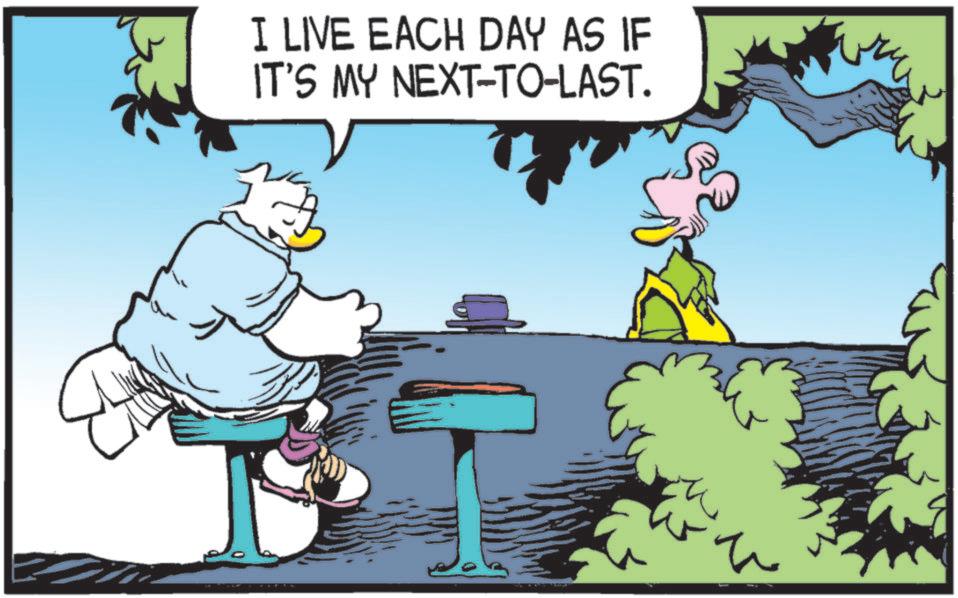 Beak OCR: I LIVE EACH DAY AS IF IT'S MY NEXT-TO-LAST. I LIVE EACH DAY AS IF IT'S MY NEXT - TO - LAST .