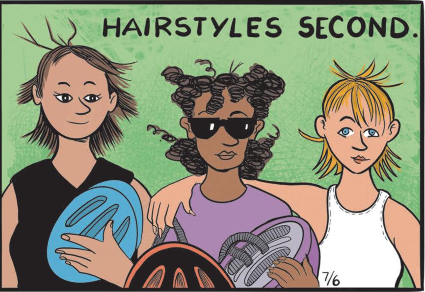 Animated cartoon OCR: HAIRSTYLES SECOND. 7/6 HAIRSTYLES SECOND . 7/6