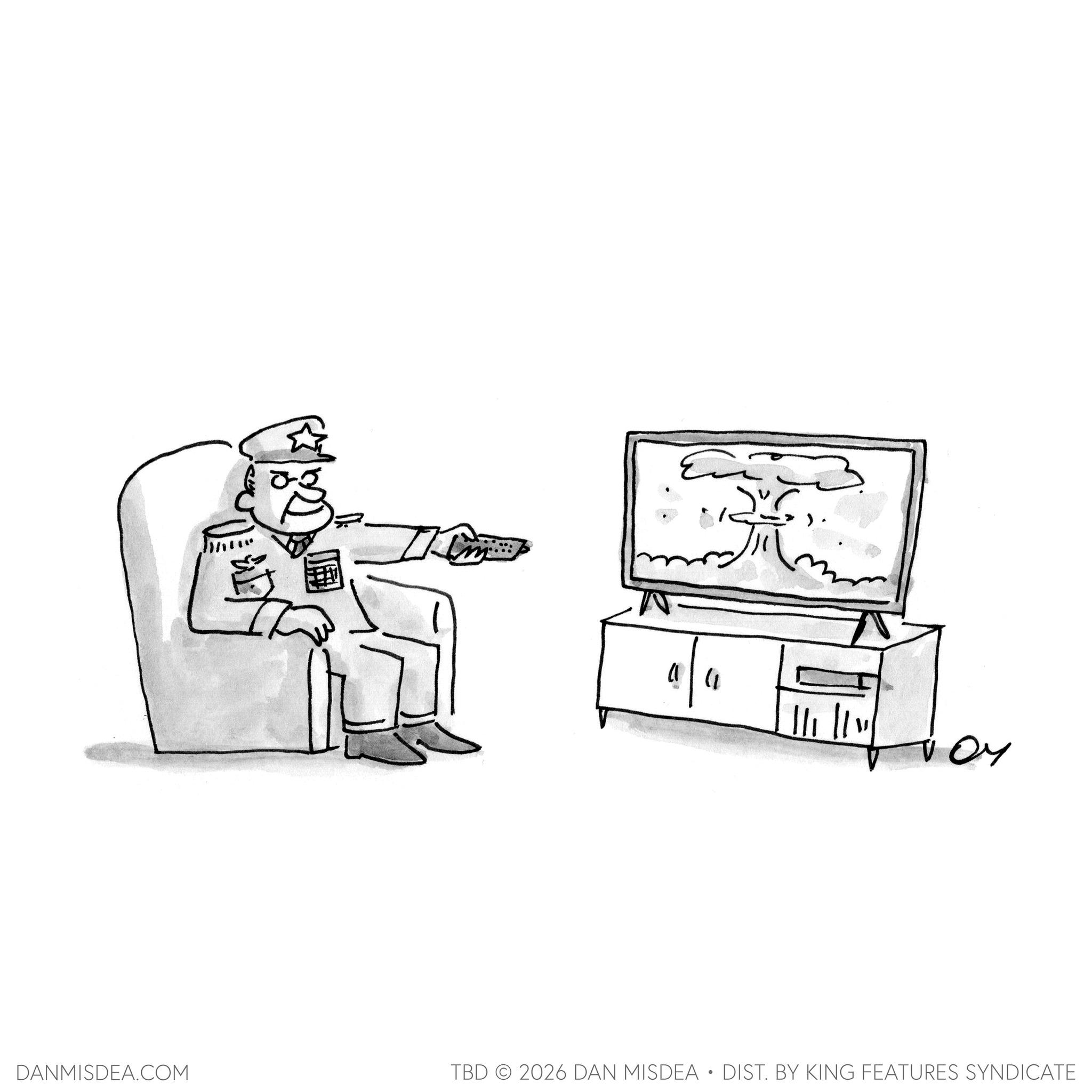 Coloring book OCR: DANMISDEA.COM ??? ? Oy TBD © 2026 DAN MISDEA·DIST. BY KING FEATURES SYNDICATE DANMISDEA.COM ??? ? Oy TBD © 2026 DAN MISDEA · DIST . BY KING FEATURES SYNDICATE