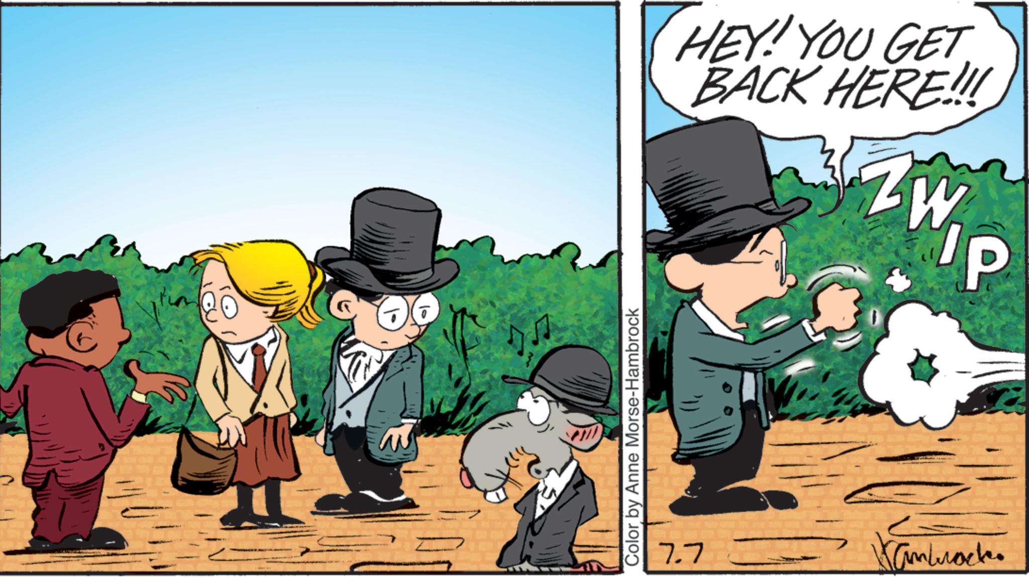 Fictional character OCR: Color by Anne Morse-Hambrock HEY! YOU GET BACK HERE!!! W UP 7.7 Kambrack Color by Anne Morse - Hambrock HEY ! YOU GET BACK HERE !!! W UP 7.7 Kambrack
