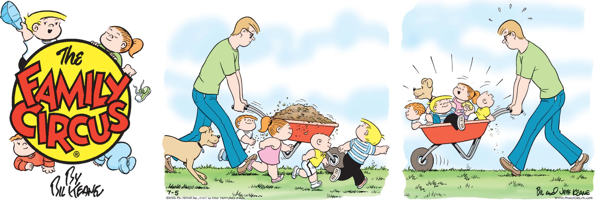 Animated cartoon OCR: The FAMILY By BIL KEANE ?????? 7-5 Mz win 02026 BIL KEANE INC.DIST by KING FEATURES SAND We Wer ww//.. ???? 0 111111 Tune Wine ?? BIL JEFF KEANE www.FAMILY CIRCUS.COM The FAMILY By BIL KEANE ?????? 7-5 Mz win 02026 BIL KEANE INC .DIST by KING FEATURES SAND We Wer ww // .. ???? 0 111111 Tune Wine ?? BIL JEFF KEANE www.FAMILY CIRCUS.COM