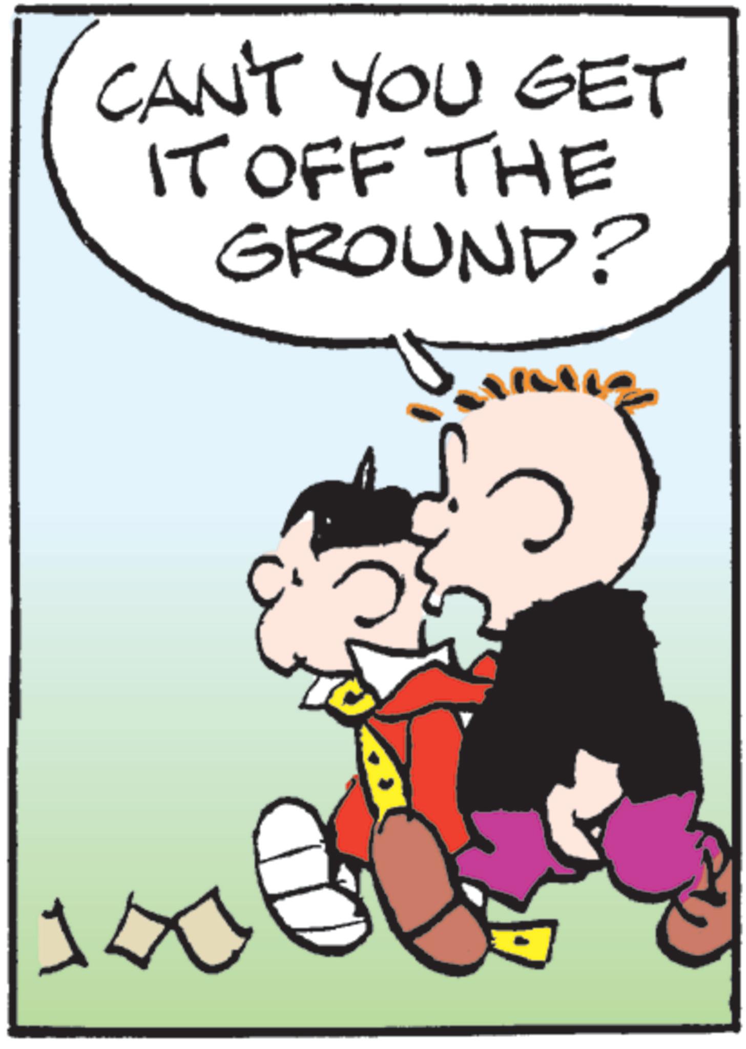 Animation OCR: 1 CAN'T YOU GET IT OFF THE GROUND? 1 CAN'T YOU GET IT OFF THE GROUND ?