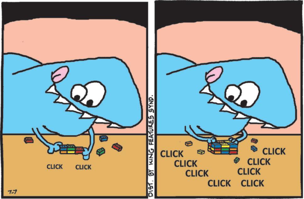 Fish OCR: 757 CLICK CLICK DISTBY KING FEATURES SYND. CLICK CLICK CLICK CLICK CLICK CLICK CLICK CLICK 757 CLICK CLICK DISTBY KING FEATURES SYND . CLICK CLICK CLICK CLICK CLICK CLICK CLICK CLICK