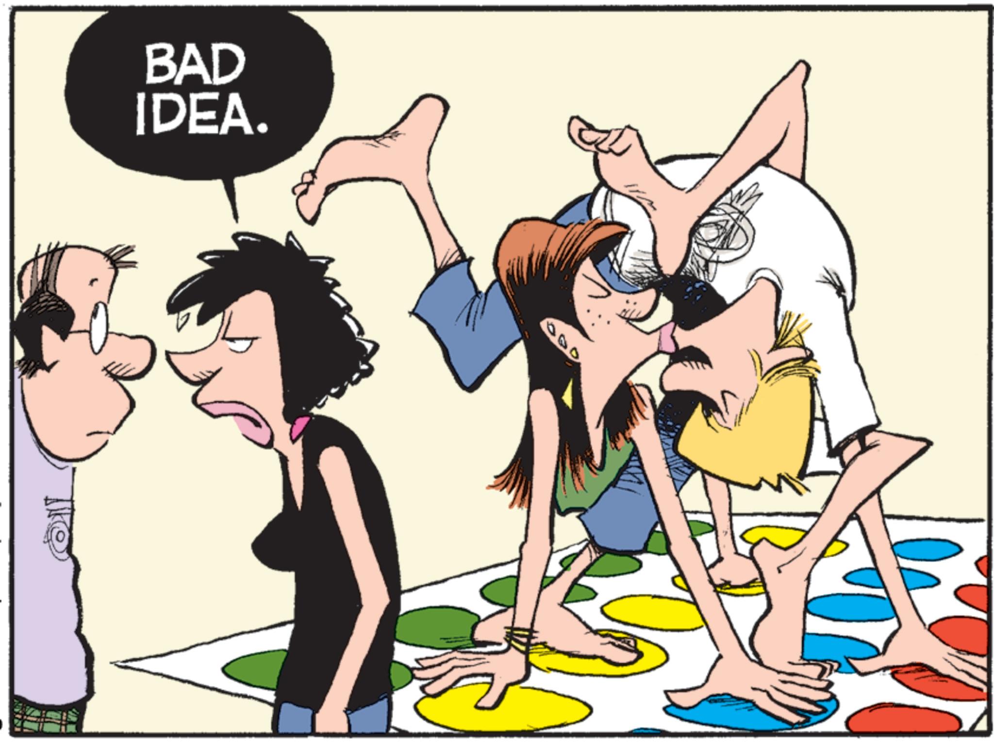 Graphics OCR: BAD IDEA. BAD IDEA .