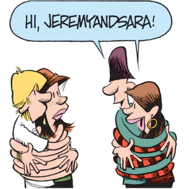 Fictional character OCR: HIJEREMYANDSARA! HIJEREMYANDSARA !