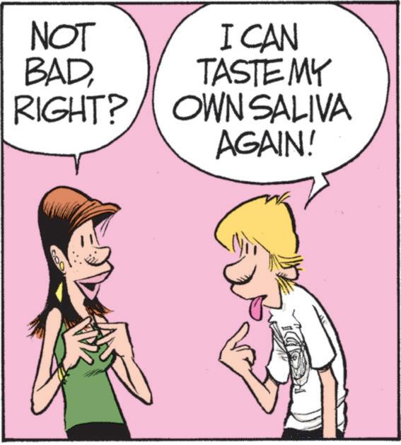 Fiction OCR: NOT I CAN BADTASTE MY RIGHT? OWN SALIVA AGAIN! NOT I CAN BADTASTE MY RIGHT ? OWN SALIVA AGAIN !