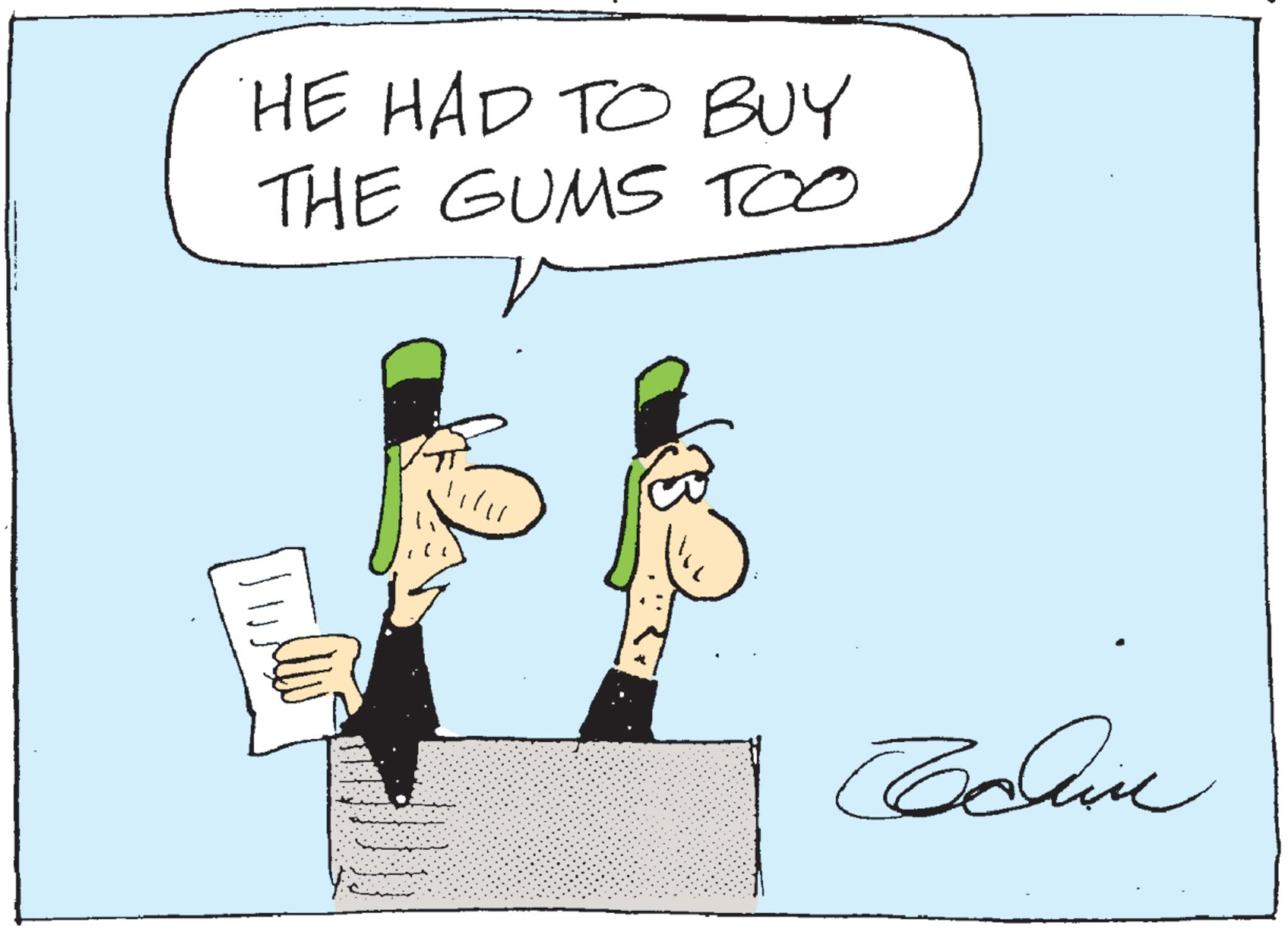 Animation OCR: HE HAD TO BUY THE GUMS TOO HE HAD TO BUY THE GUMS TOO
