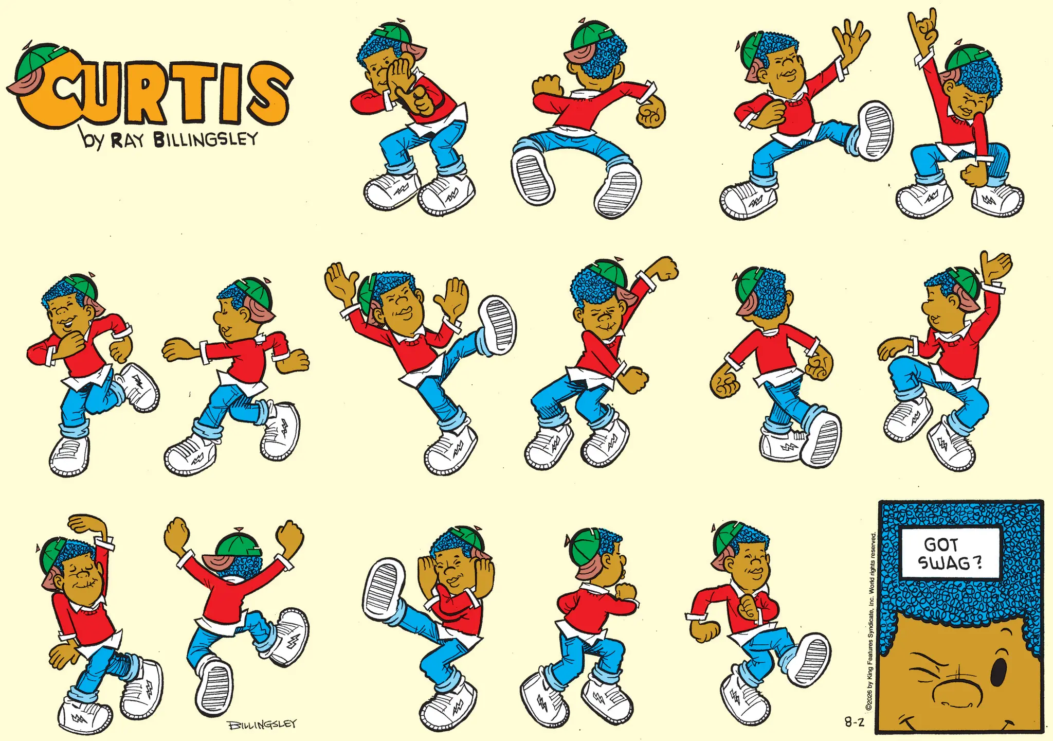 Animation OCR: CURTIS by RAY BILLINGSLEY BILLINGSLEY 8-2 WA GOT SWAG? CURTIS by RAY BILLINGSLEY BILLINGSLEY 8-2 WA GOT SWAG ?