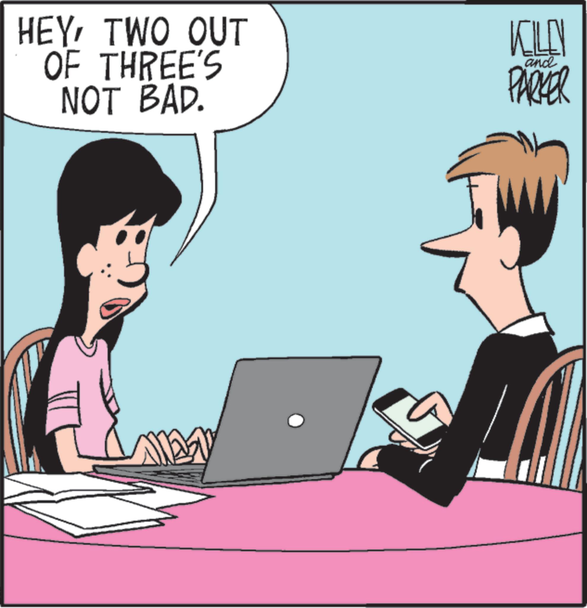 Office Equipment OCR: HEYTWO OUT OF THREE'S NOT BAD. KILEN PARKER and HEYTWO OUT OF THREE'S NOT BAD . KILEN PARKER and
